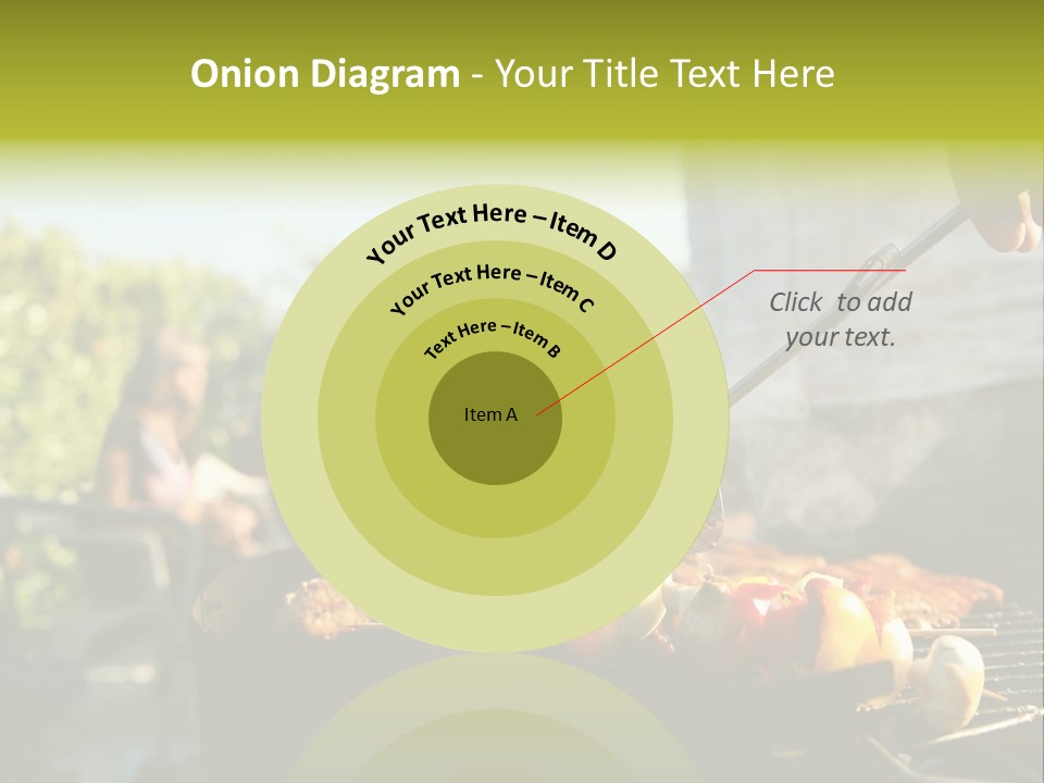 Pretzel Beer Glass Female PowerPoint Template