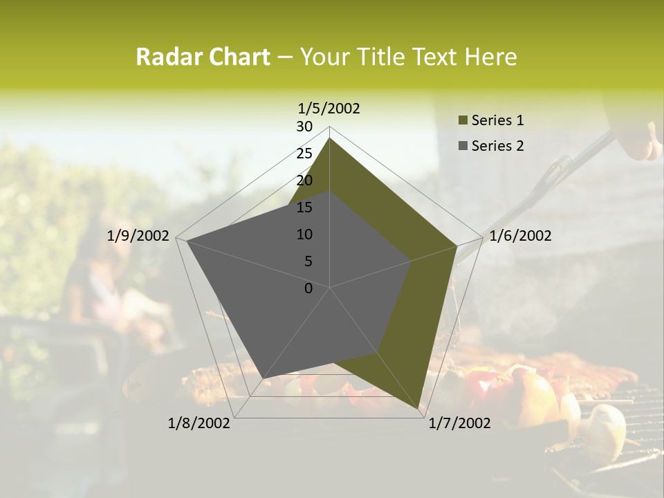 Pretzel Beer Glass Female PowerPoint Template