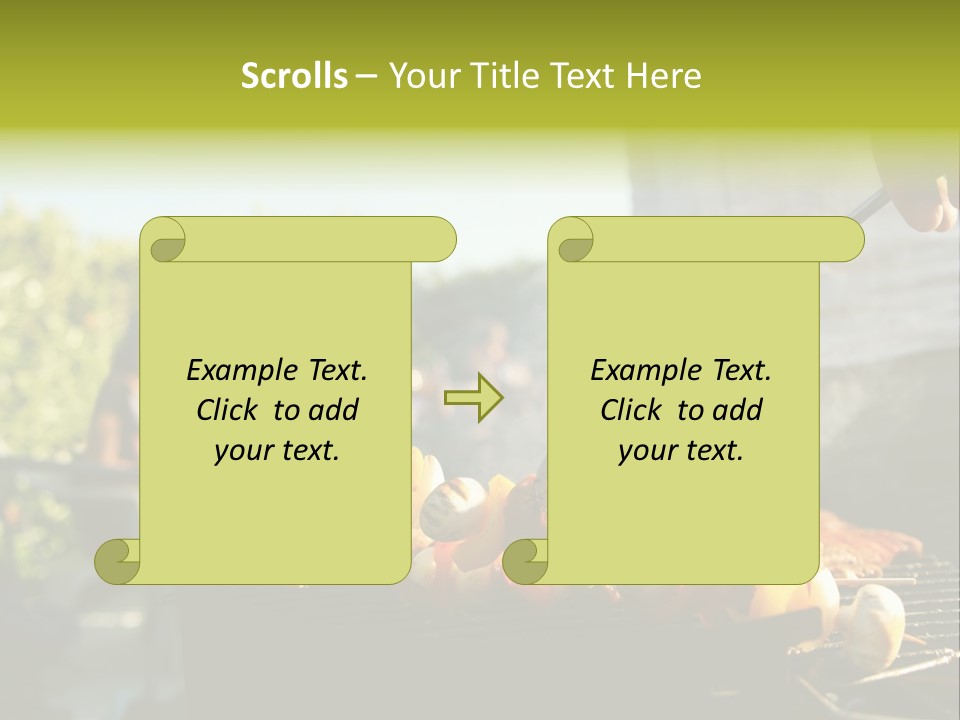 Pretzel Beer Glass Female PowerPoint Template
