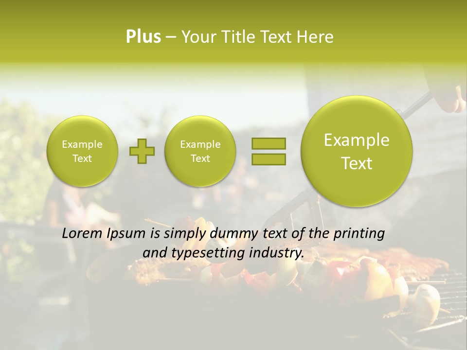 Pretzel Beer Glass Female PowerPoint Template