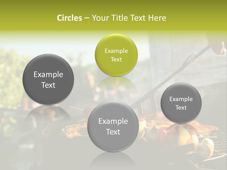 Pretzel Beer Glass Female PowerPoint Template