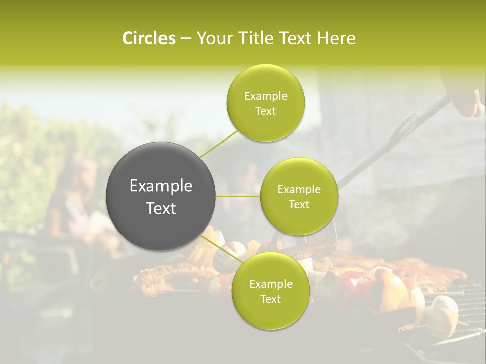 Pretzel Beer Glass Female PowerPoint Template