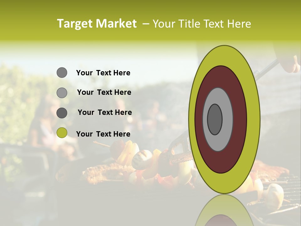 Pretzel Beer Glass Female PowerPoint Template