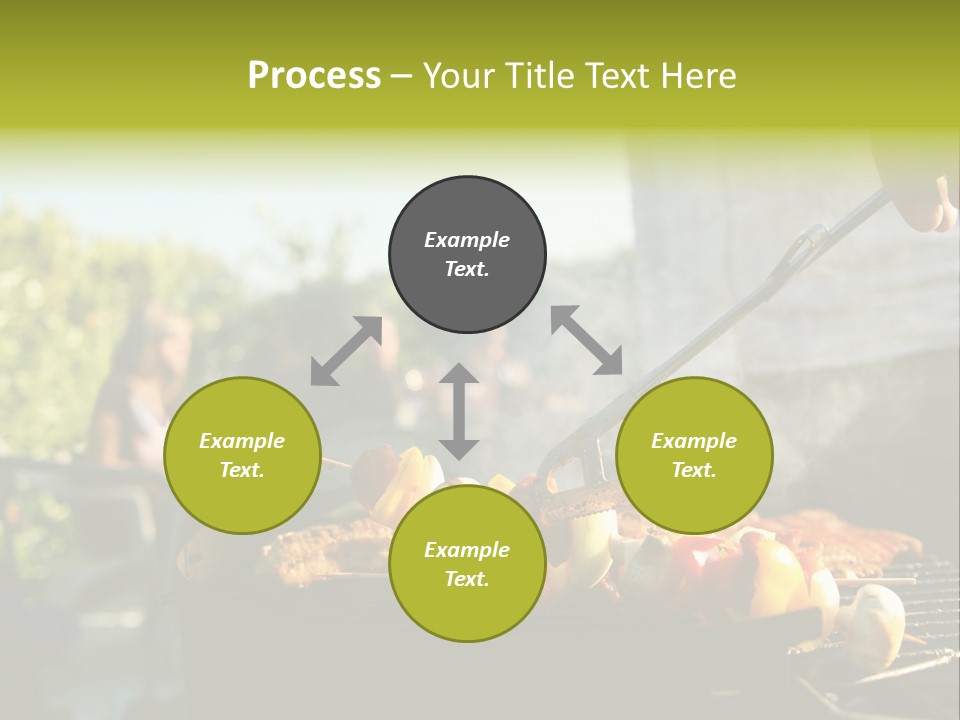 Pretzel Beer Glass Female PowerPoint Template