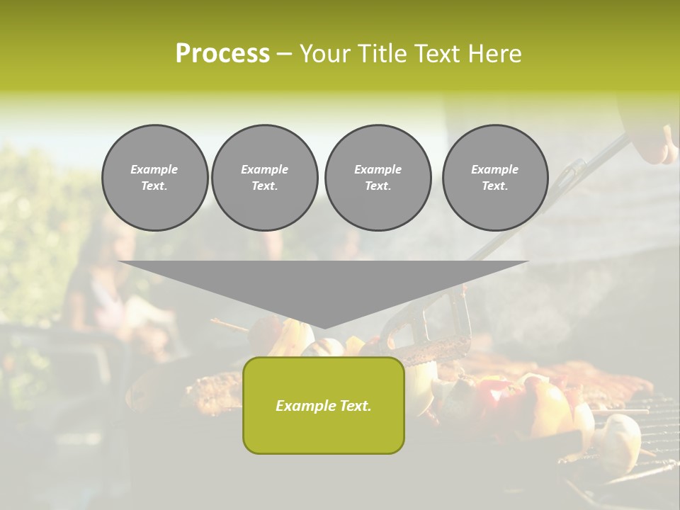 Pretzel Beer Glass Female PowerPoint Template