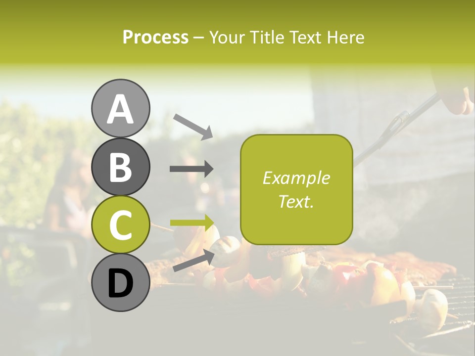 Pretzel Beer Glass Female PowerPoint Template