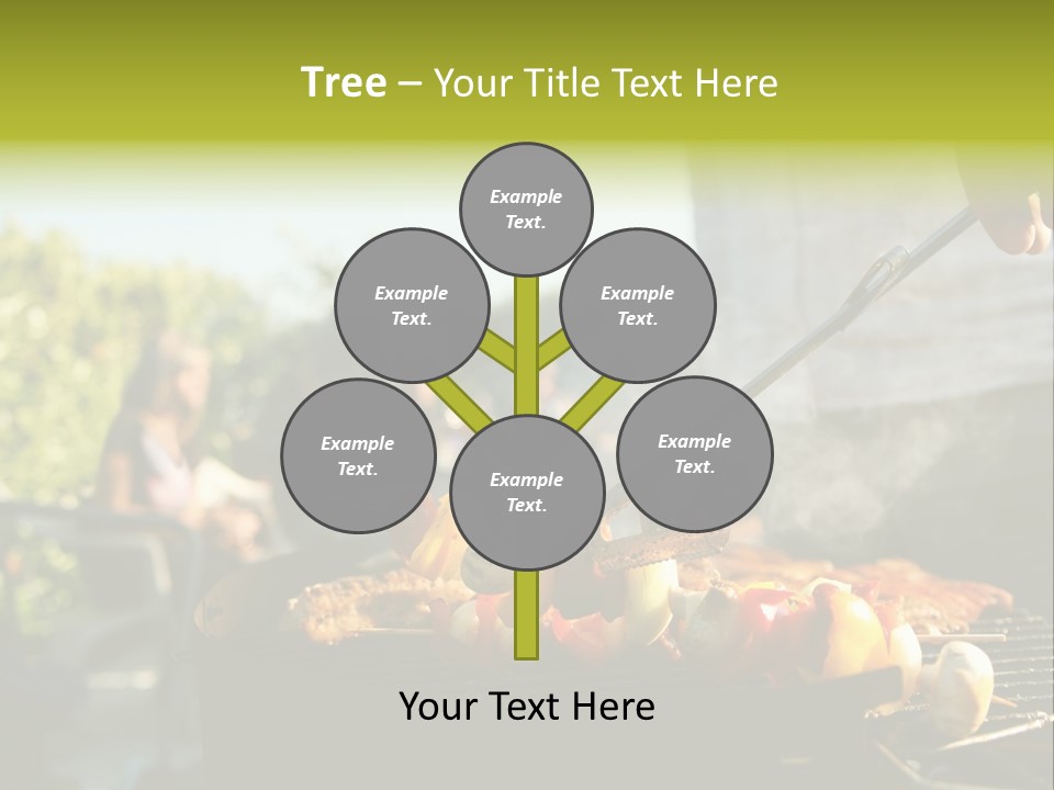 Pretzel Beer Glass Female PowerPoint Template