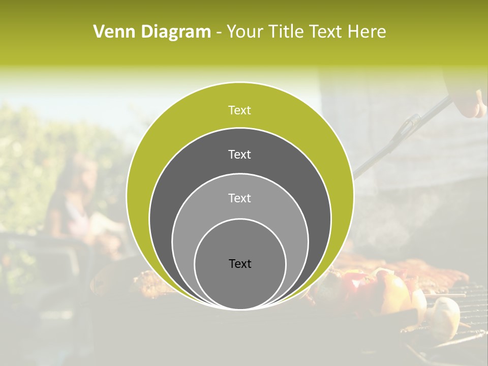 Pretzel Beer Glass Female PowerPoint Template