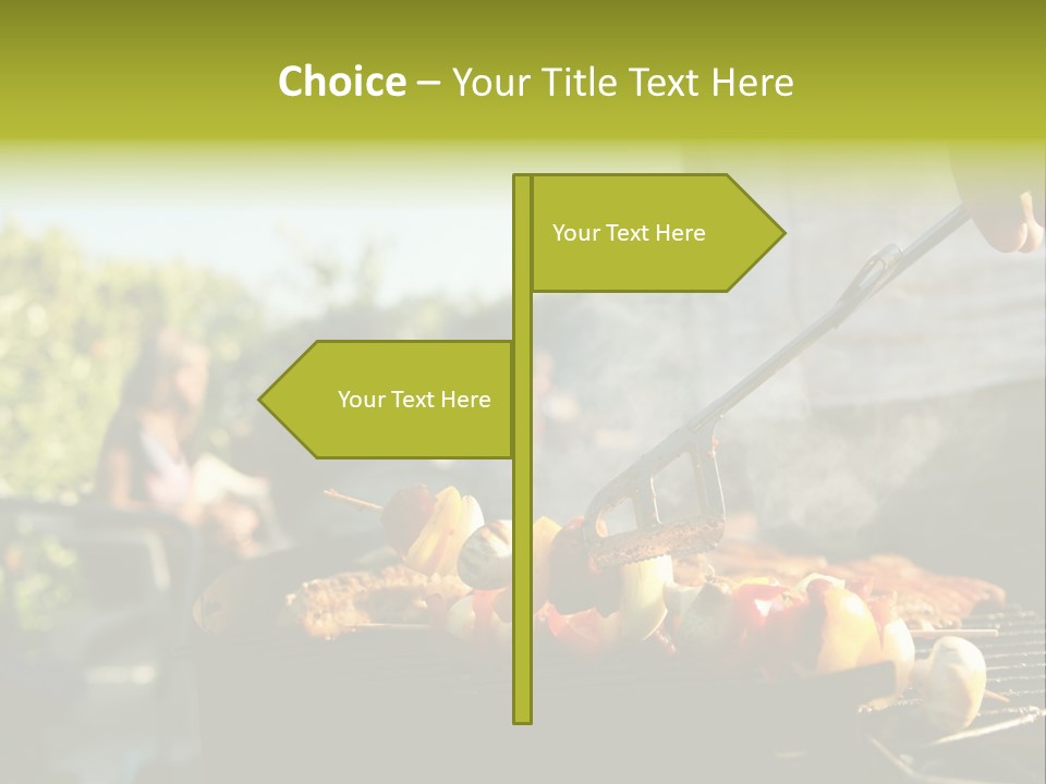 Pretzel Beer Glass Female PowerPoint Template