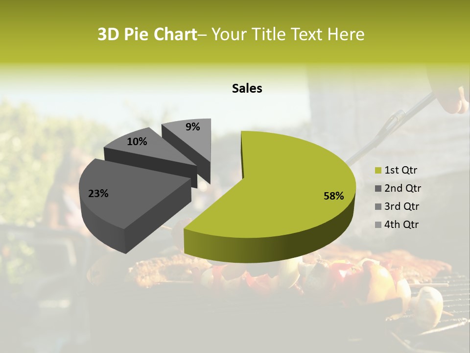 Pretzel Beer Glass Female PowerPoint Template