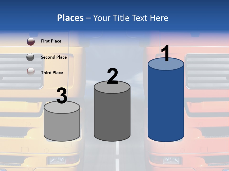 Strength Vision Van PowerPoint Template