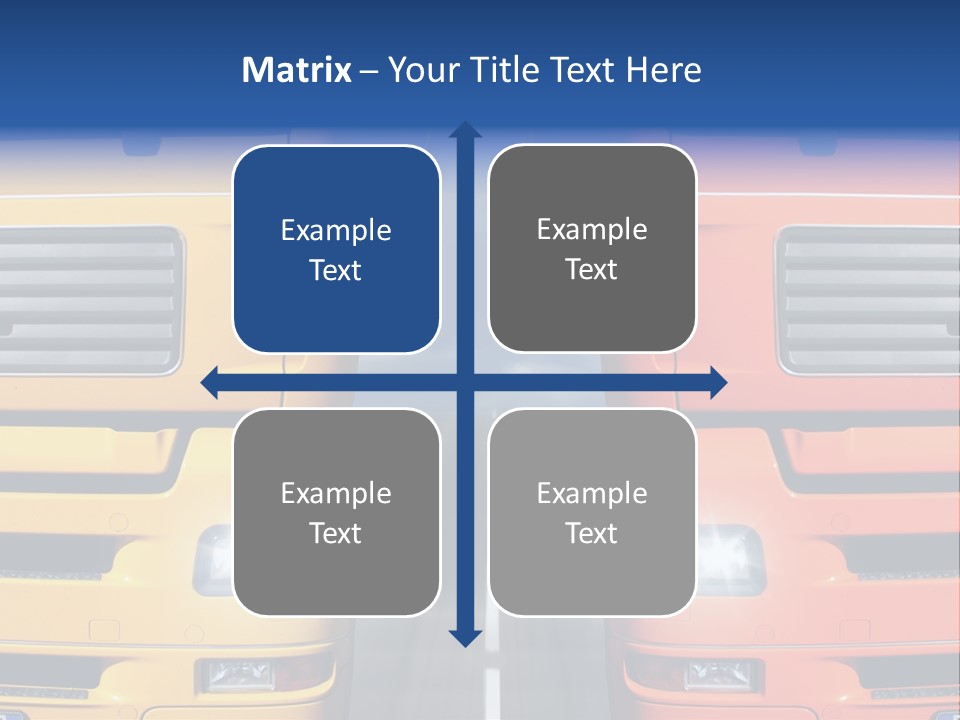 Strength Vision Van PowerPoint Template