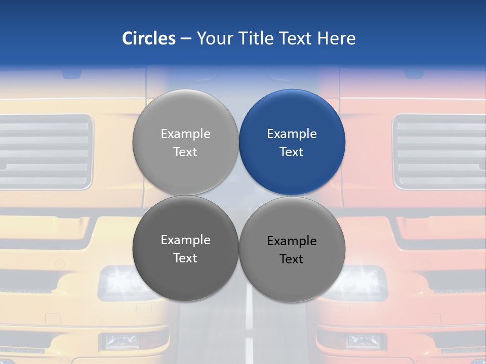 Strength Vision Van PowerPoint Template