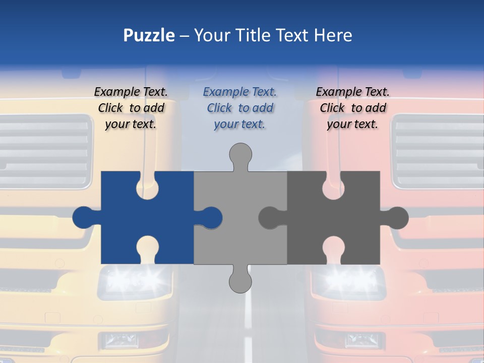 Strength Vision Van PowerPoint Template