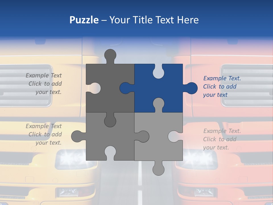 Strength Vision Van PowerPoint Template