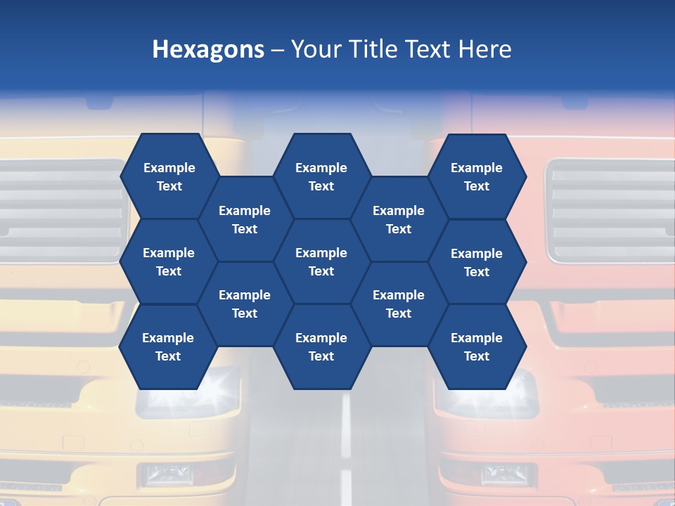 Strength Vision Van PowerPoint Template