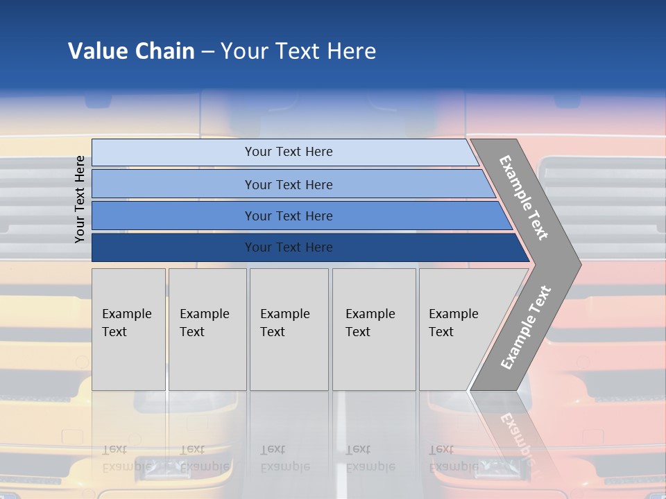 Strength Vision Van PowerPoint Template