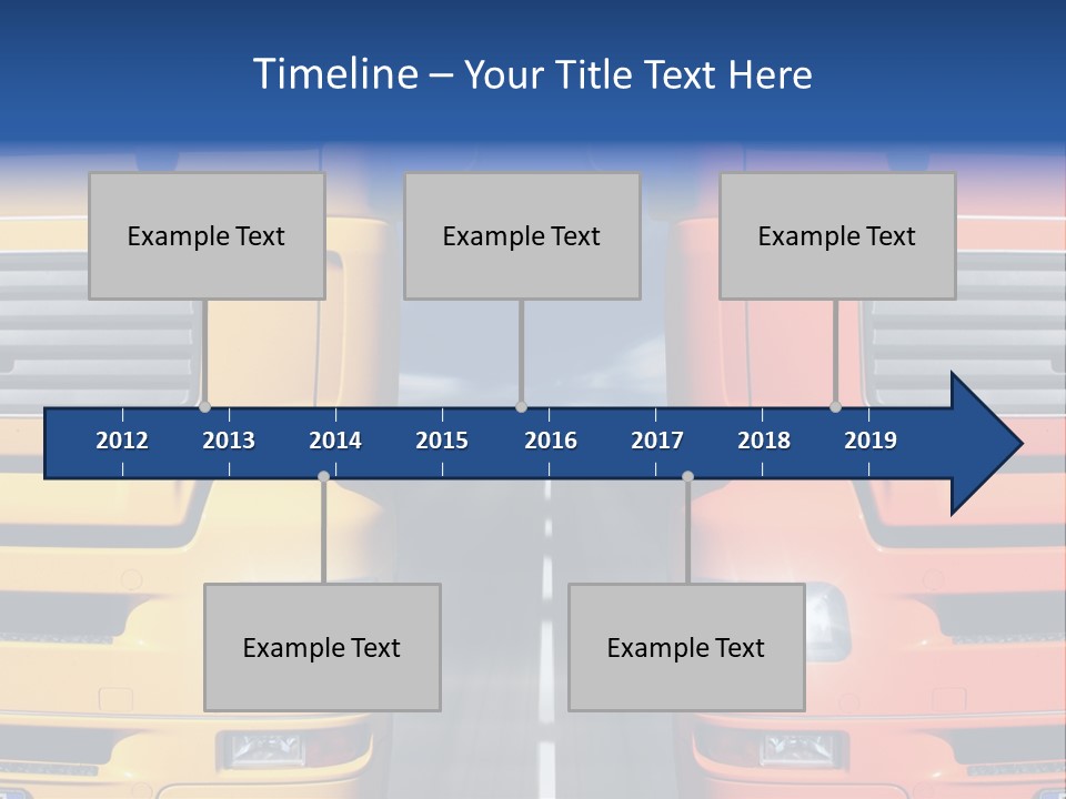 Strength Vision Van PowerPoint Template