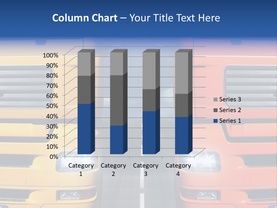 Strength Vision Van PowerPoint Template
