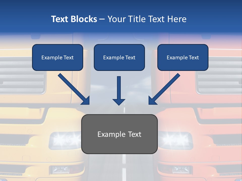 Strength Vision Van PowerPoint Template
