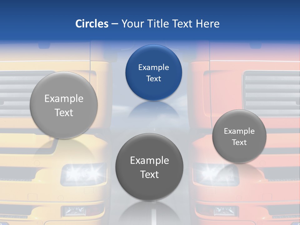 Strength Vision Van PowerPoint Template