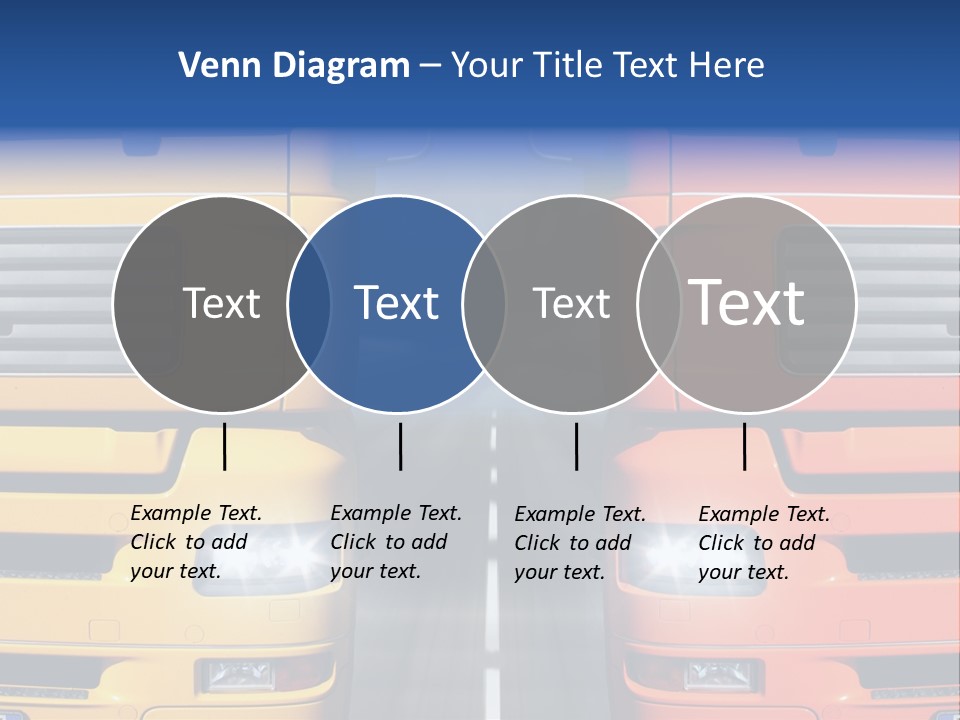 Strength Vision Van PowerPoint Template