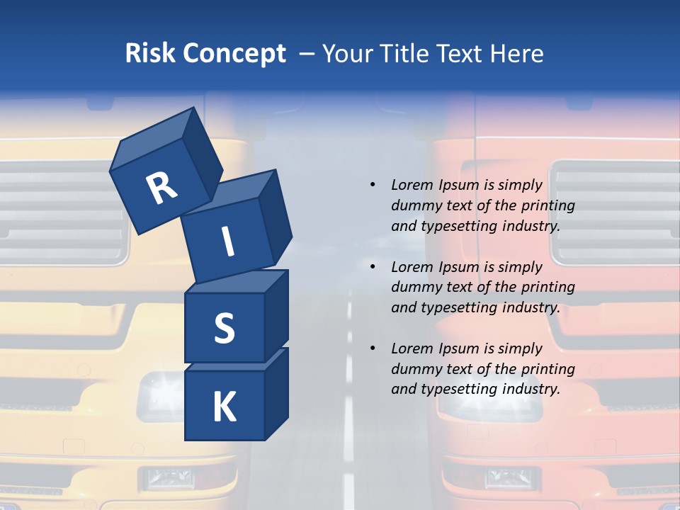 Strength Vision Van PowerPoint Template