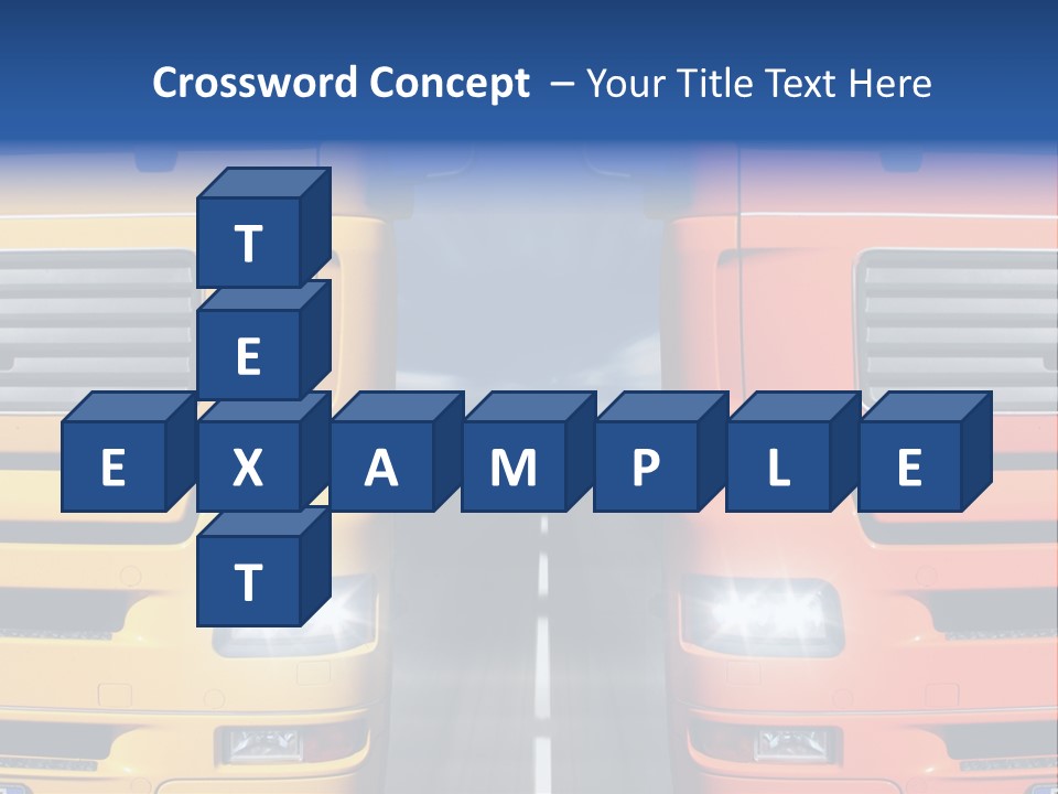 Strength Vision Van PowerPoint Template