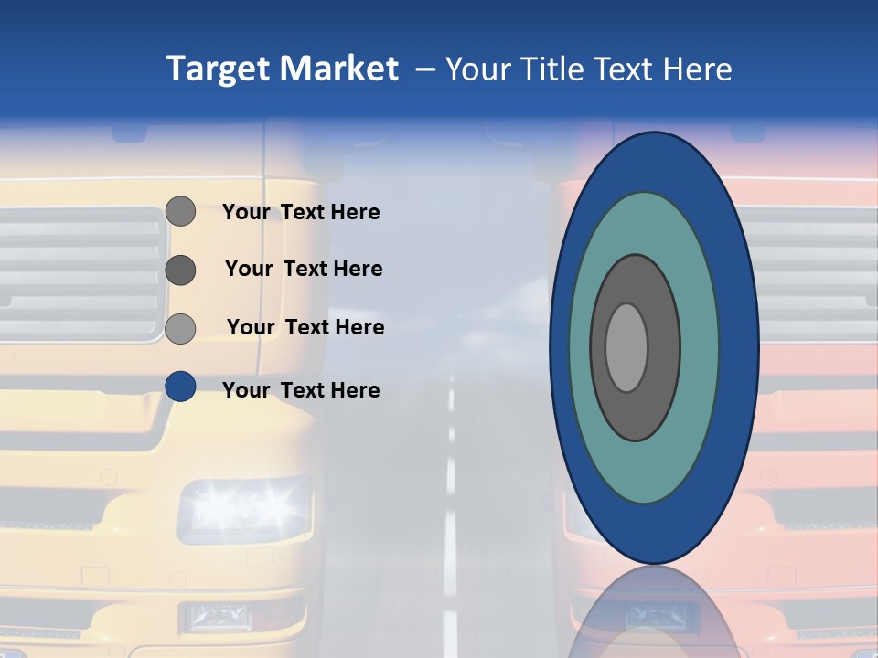 Strength Vision Van PowerPoint Template