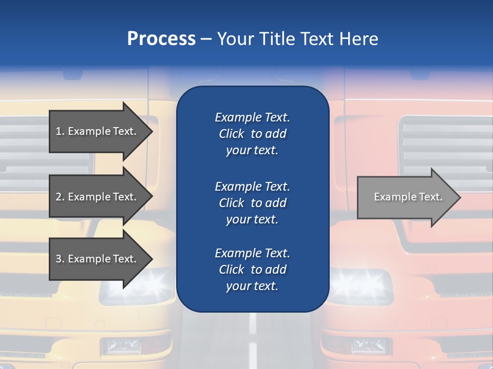 Strength Vision Van PowerPoint Template