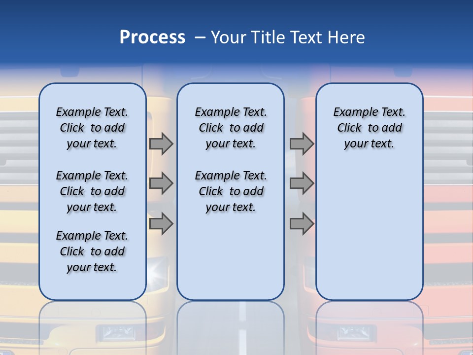 Strength Vision Van PowerPoint Template
