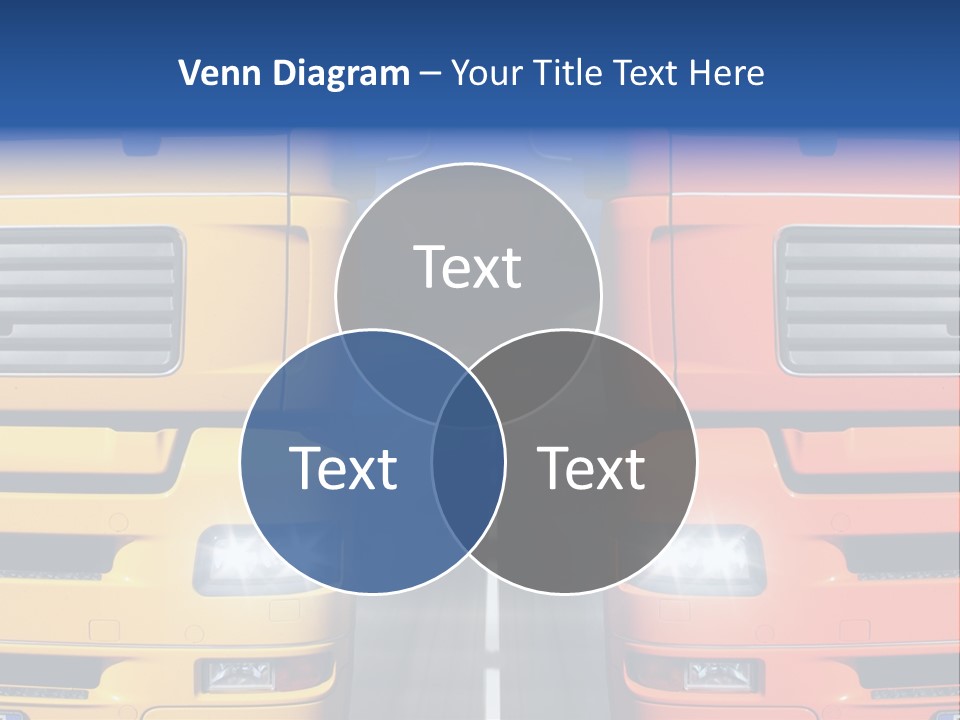 Strength Vision Van PowerPoint Template