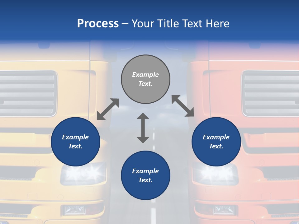 Strength Vision Van PowerPoint Template