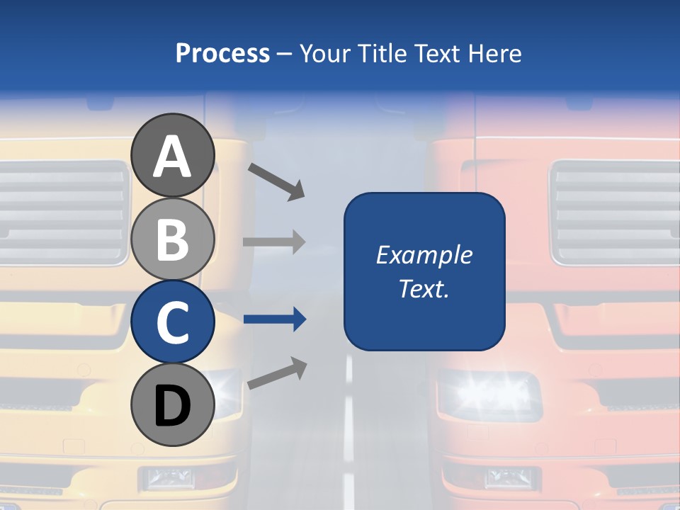 Strength Vision Van PowerPoint Template