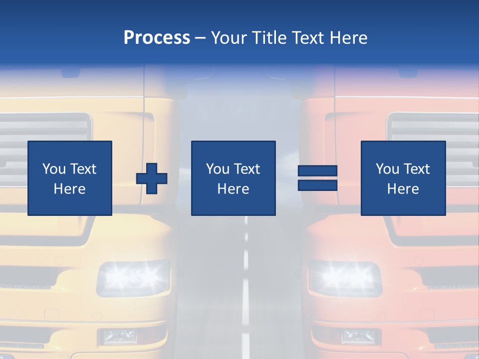 Strength Vision Van PowerPoint Template