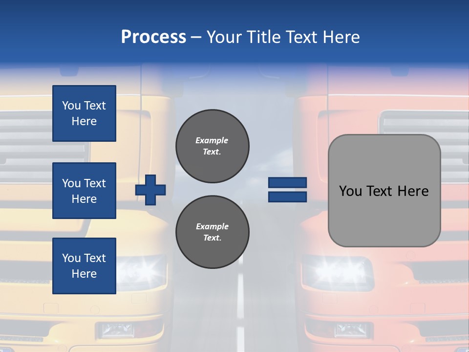 Strength Vision Van PowerPoint Template