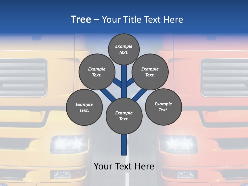 Strength Vision Van PowerPoint Template