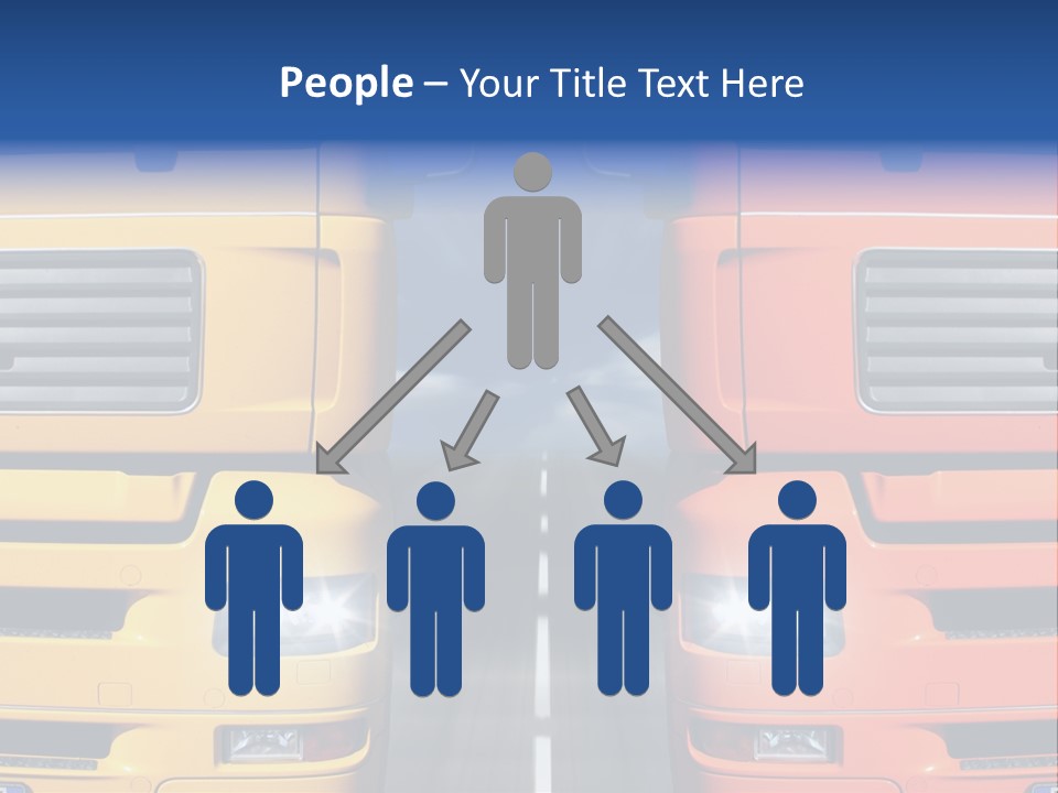 Strength Vision Van PowerPoint Template