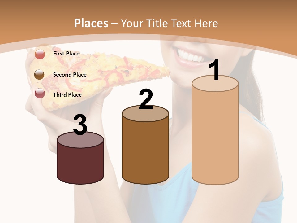 Head Shot Girl Health PowerPoint Template