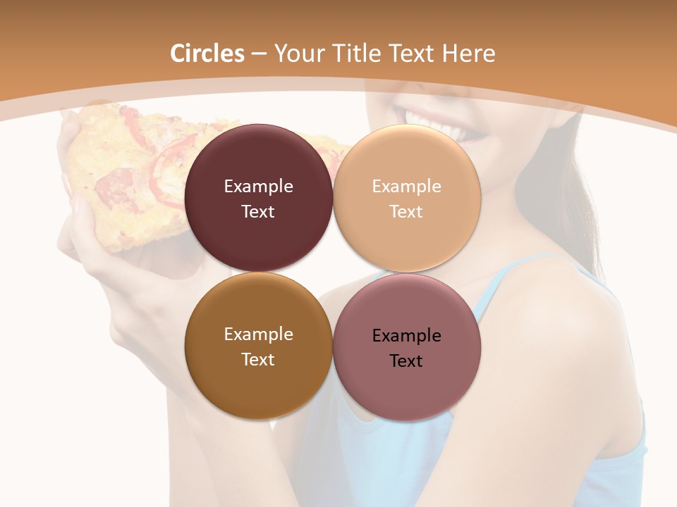 Head Shot Girl Health PowerPoint Template