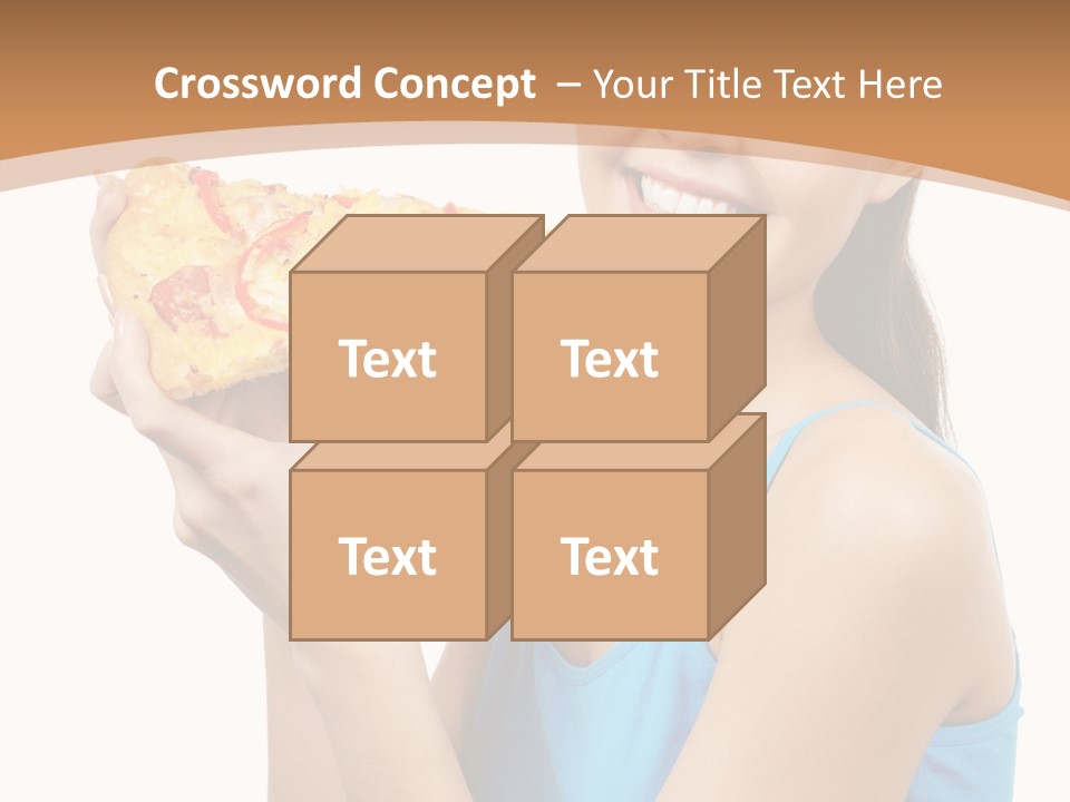 Head Shot Girl Health PowerPoint Template