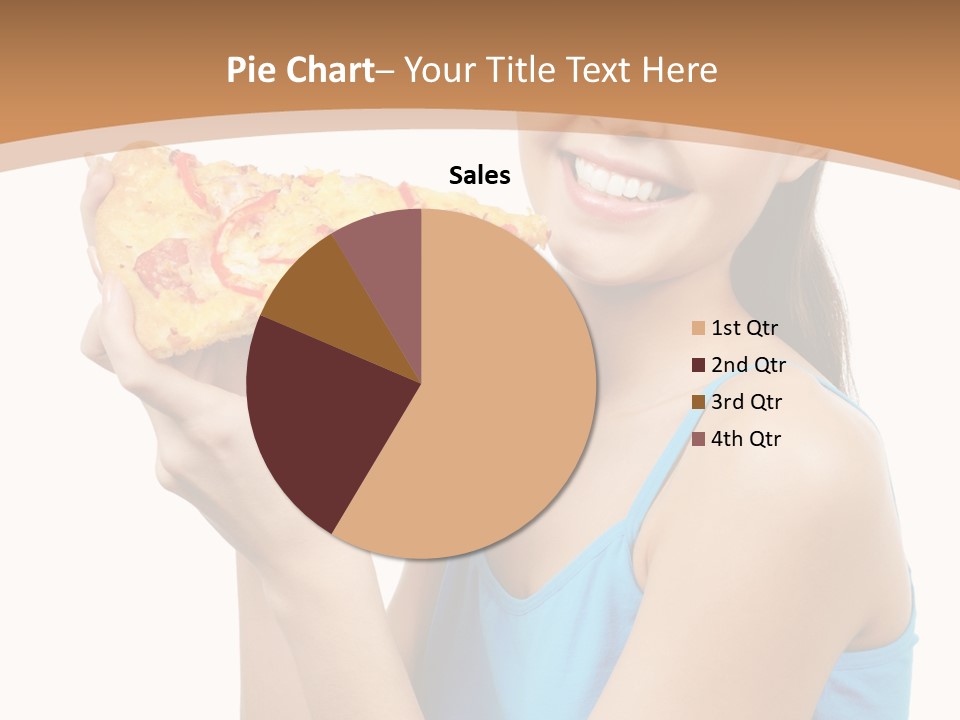 Head Shot Girl Health PowerPoint Template