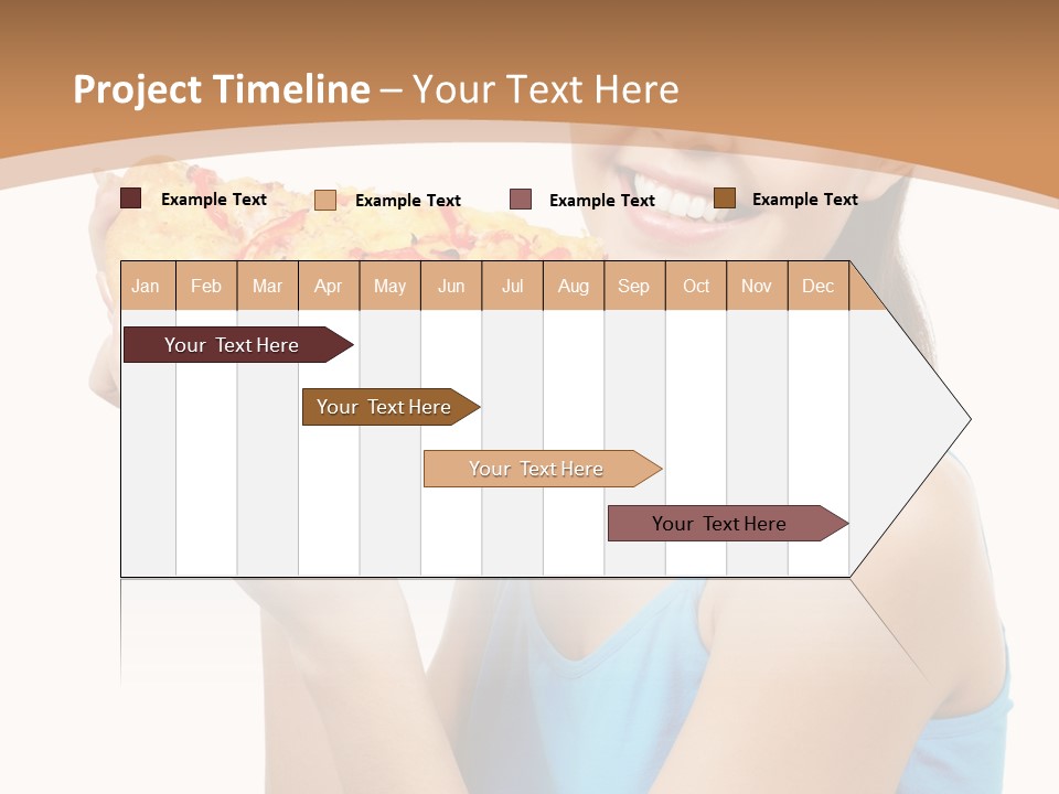 Head Shot Girl Health PowerPoint Template