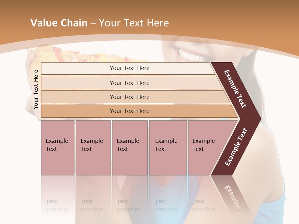 Head Shot Girl Health PowerPoint Template