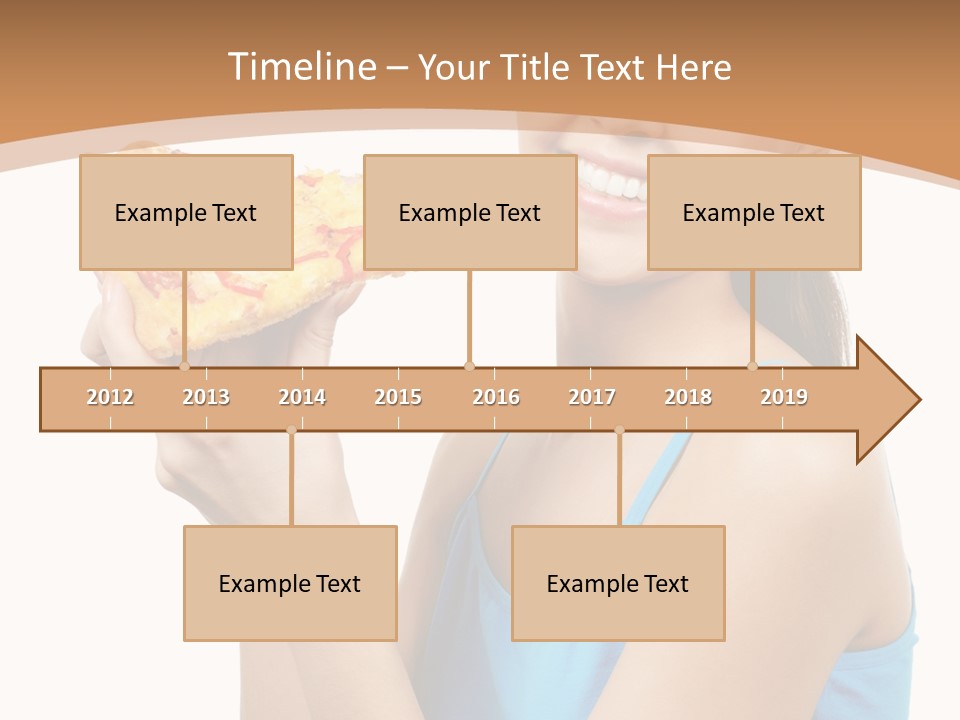 Head Shot Girl Health PowerPoint Template