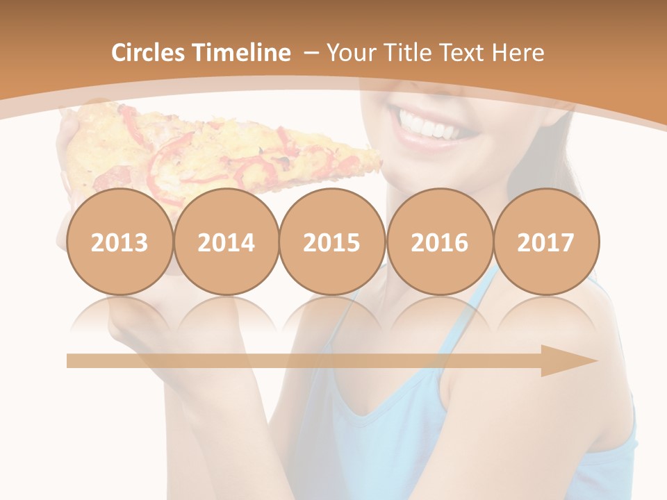 Head Shot Girl Health PowerPoint Template