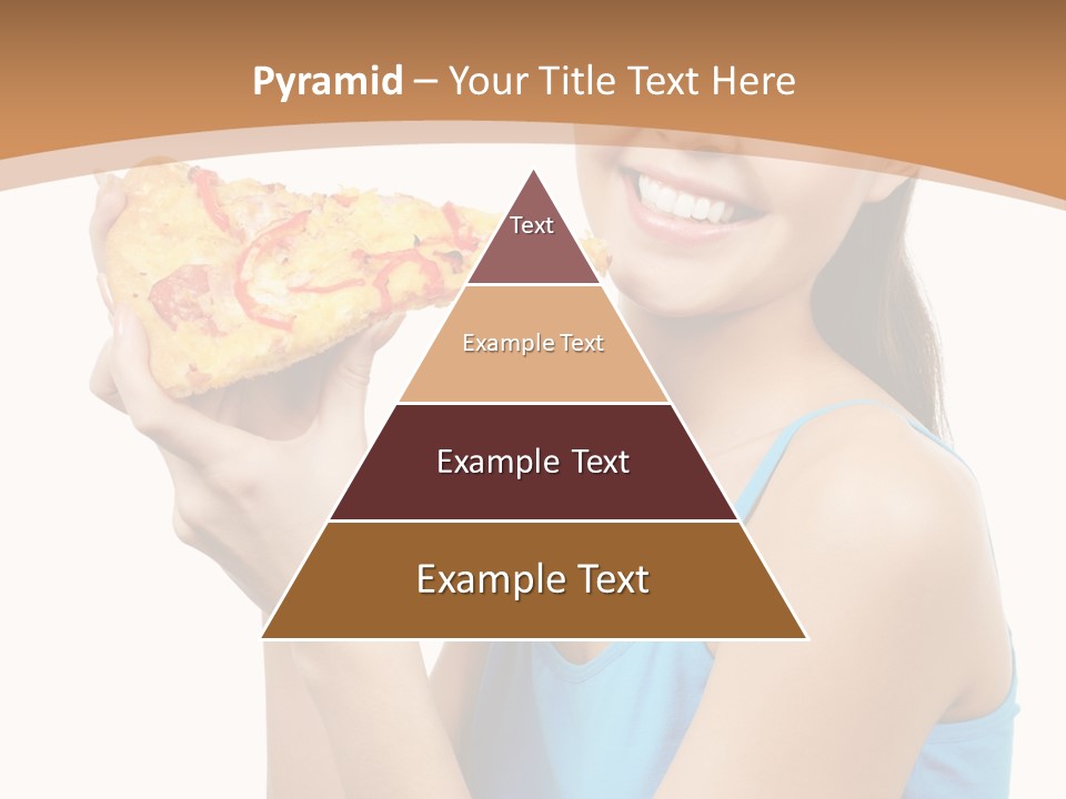 Head Shot Girl Health PowerPoint Template