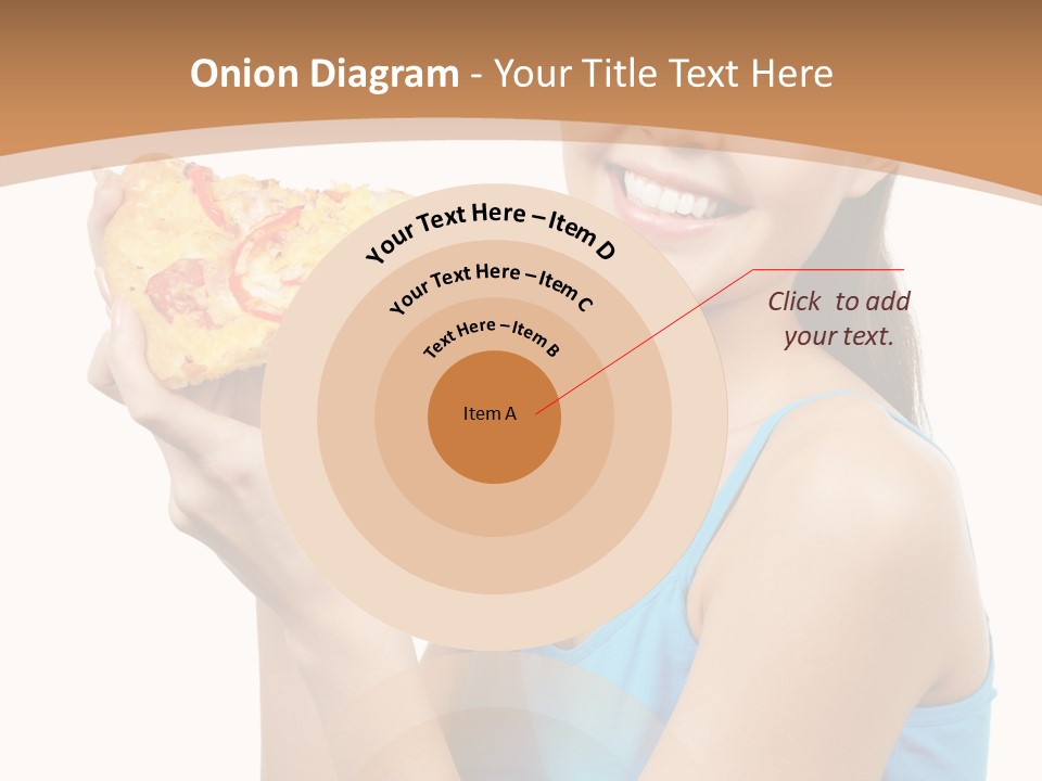 Head Shot Girl Health PowerPoint Template