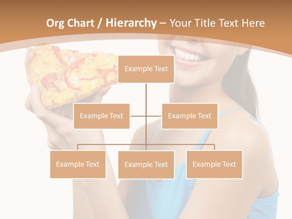 Head Shot Girl Health PowerPoint Template