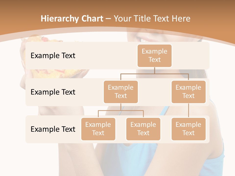 Head Shot Girl Health PowerPoint Template